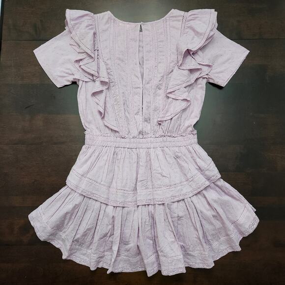 LoveShackFancy Natasha Dress Wisteria Size Large - Picture 7 of 8